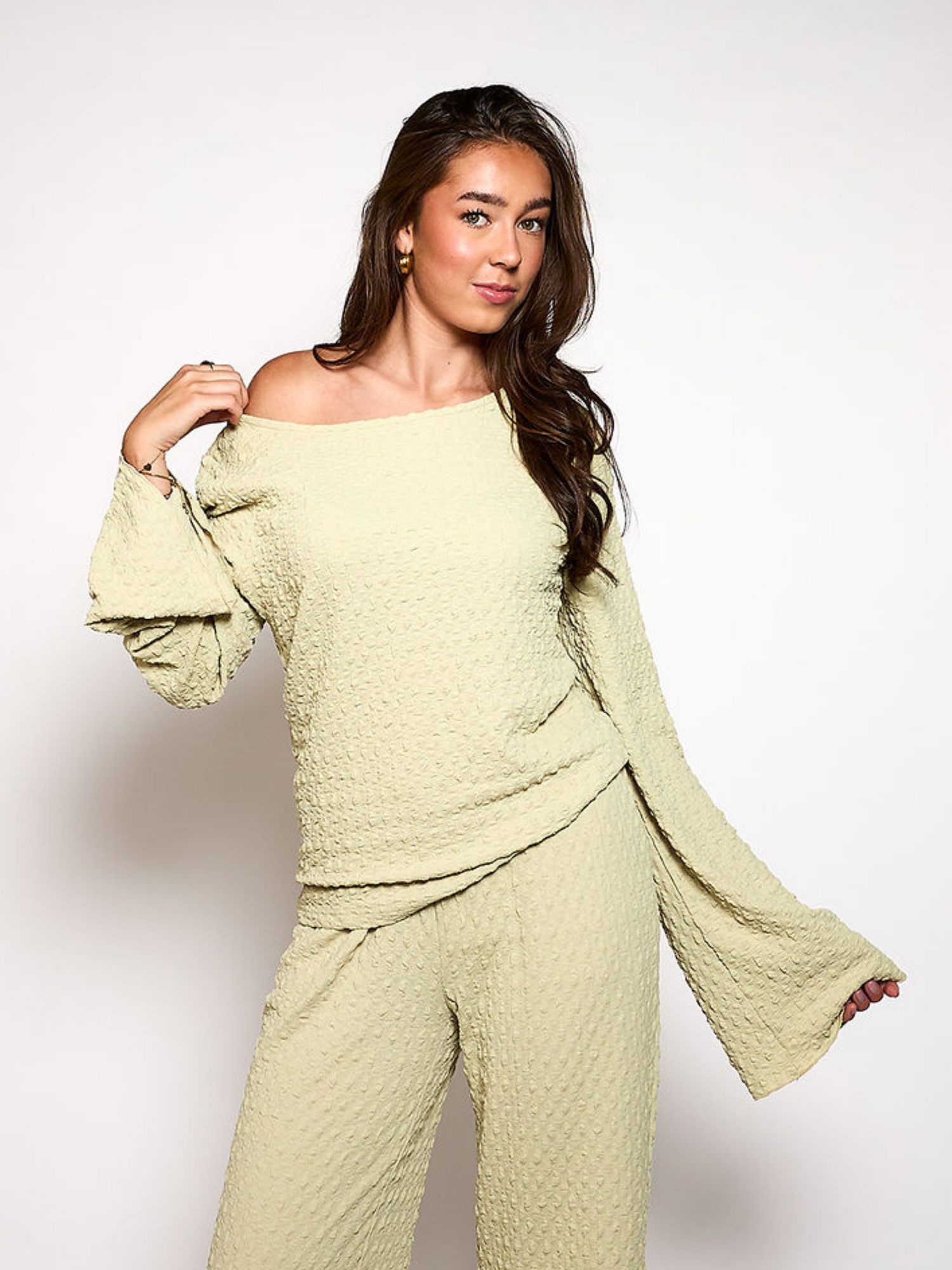 Jolie top | Co-ord set | Tall | Groen