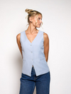 Nova gilet | Lichtblauw | Tall
