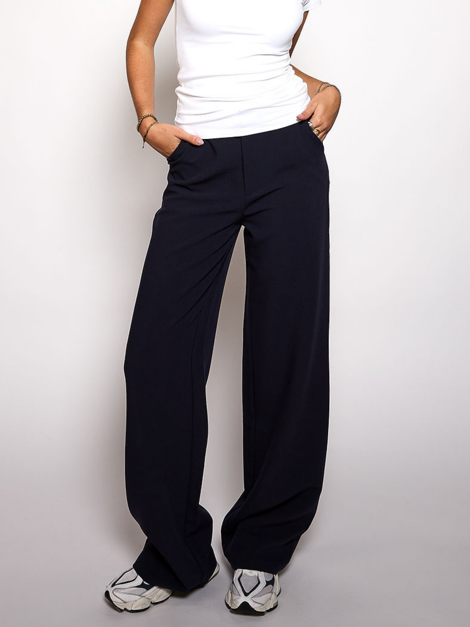 Nova | Wide leg pantalon | Navy | Tall