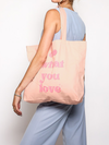 Canvas tas | Roze | The Wildflower Club