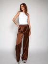 Gigi Satin pants | Tall | Bruin