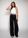 Gigi Satin pants | Tall | Zwart