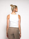 Basic Tank Top Noa | Off-white | Tall