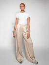 Gigi Satin pants | Tall | Beige