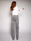 Lola Low/Mid Waist Jeans| Grey | Tall
