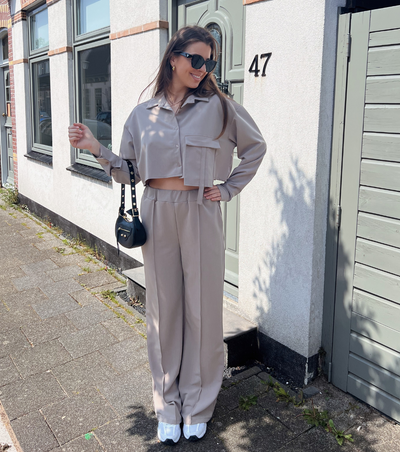 Nora pants | Co-ord | Tall | Taupe