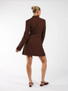 Luna Blazer Dress | Bruin | Tall