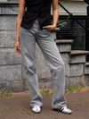 Lola Low/Mid Waist Jeans| Grey | Tall