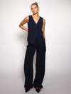 Nova | Wide leg pantalon | Navy | Tall