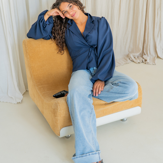 Sassy jeans blauw - TALL wide leg jeans