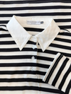 Lucy Polo | Gestreept zwart wit | Tall