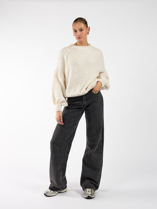 Lulu | Knitted sweater | Cream