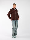Lily jacket met kraag | Bruin | Tall