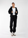Khloé Zipper Hoodie | Zwart | Tall