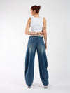 Rae Balloon Jeans | Mid-waist | Ocean blue | Tall