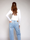 Lexie long sleeve top | Tall | Wit