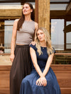 Celine Maxi Skirt | Dark Brown | Tall