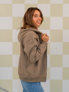 Khloé Zipper Hoodie | Sage | Tall