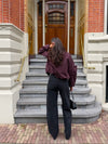 Zoey Barrel Jeans | Mid-waist | Washed Black | Stretch | Tall