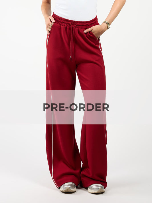 Zaar Track Pants | Bordeaux | Tall