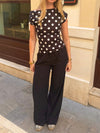Lauren pants | Linnen | Zwart | Tall