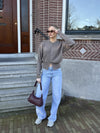 Jade Super Wide Leg Jeans | Mid waist | Blue | Tall