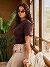 Saar top | Bruin | Tall