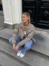 Bloom bomber jacket | Groen | Tall