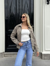 Bloom bomber jacket | Groen | Tall