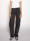 Jade Super Wide Leg Jeans | Mid-waist | Dark grey |