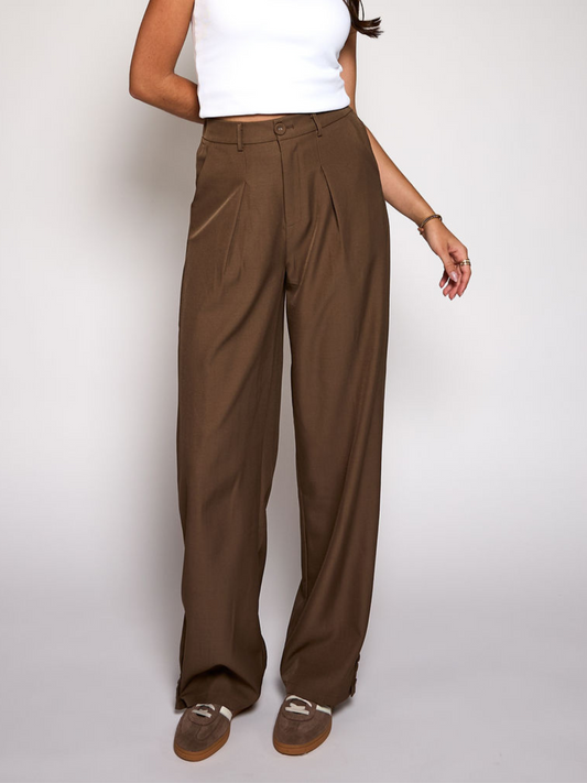 Mae Pantalon | Earthy olive | Tall