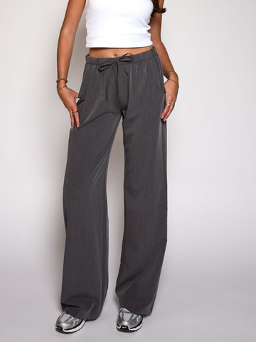 Lize pants | Dark grey | Tall