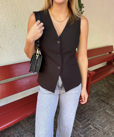 Nova gilet | Zwart | Tall