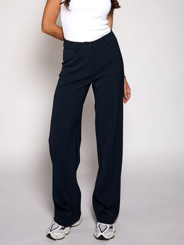 Marley | Wide leg pantalon | Navy | Tall