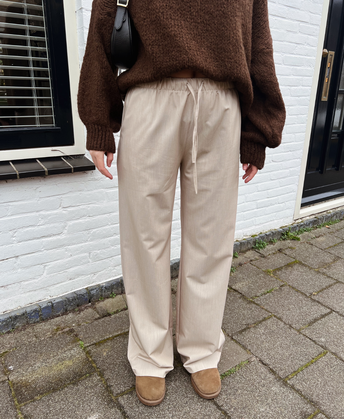 Lize pants | Beige Taupe | Tall