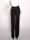 Marley | Wide leg pantalon | Zwart | Tall