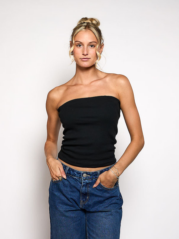 Basic Tube Top Sophia | Zwart