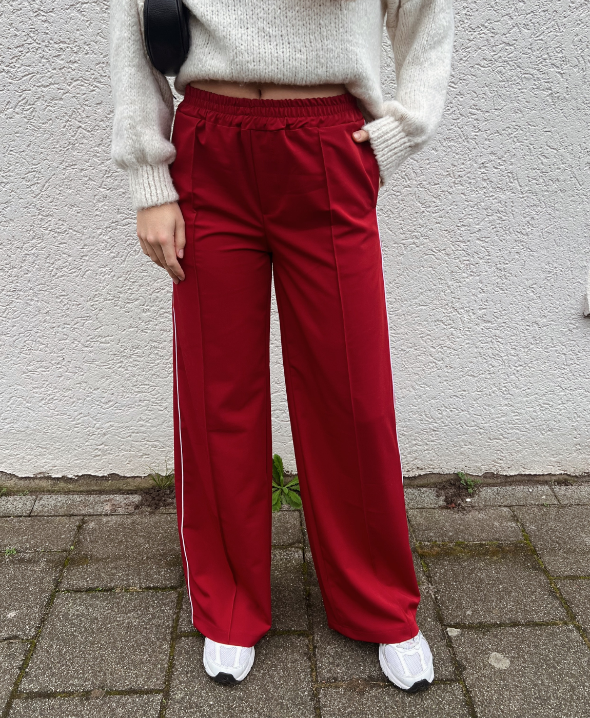 Blake pants met streep | Rood | Tall