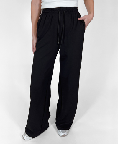 Izzy pants | Zwart met streep | Tall