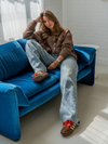 Sassy | Super Wide Leg Jeans | Stretch | Vintage blue | Tall