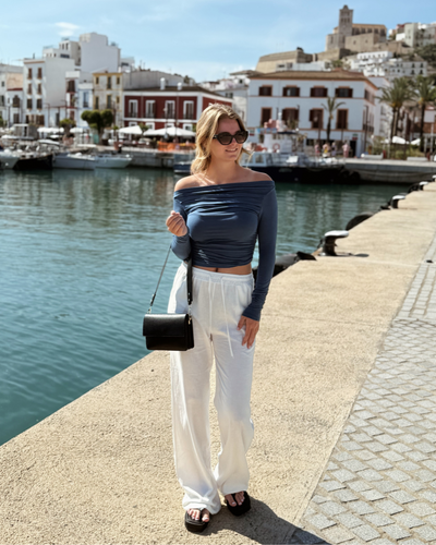 Lauren pants | Linnen | Wit | Tall
