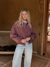 Rose bomber jacket | Blush | Tall