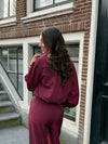 Jip | Cropped blouse | Bordeaux | Tall