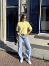 Zoey Barrel Jeans | Mid waist | Blue | Stretch | Tall