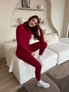 Sports leggings | Burgundy | Tall