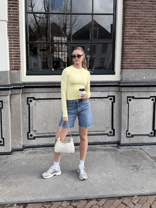 Riva | Denim Short | Donkerblauw | Tall