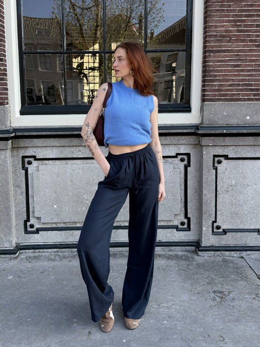 Isa Knitted Spencer | Blauw | Tall