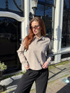 June | Polo Collar Sweater | Sage Green | Tall