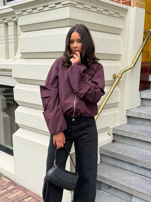 Bowi jacket | Bordeaux | Tall