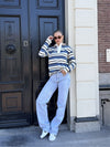 Josie | Mid Waist Jeans | Lichtblauw | Stretch | Tall